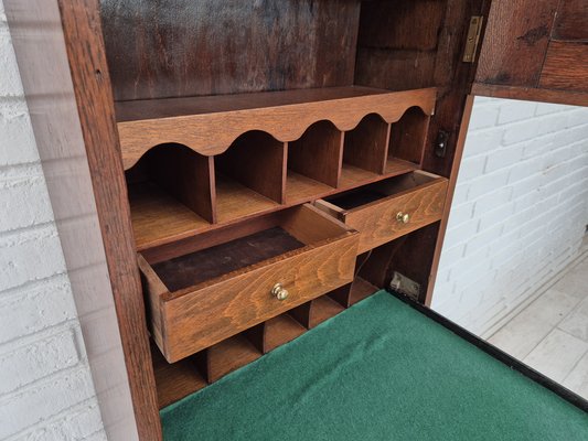 Vintage Scandinavian Wall Cabinet in Oak, 1950s-TMW-2042806