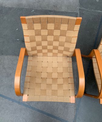 Vintage Scandinavian Wooden Armchairs, Set of 2-UAH-1128534