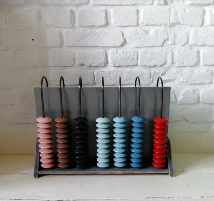 Vintage School Abacus, 1960s-ALG-750338