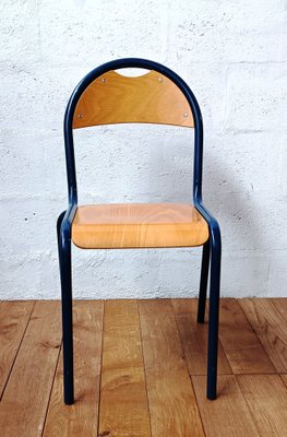 Vintage School Chair in Wood-NMC-1317701