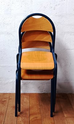 Vintage School Chair in Wood-NMC-1317701