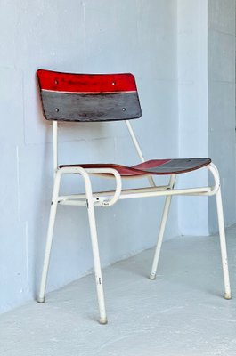 Vintage School Chairs, 1970, Set of 4-ALG-1717919