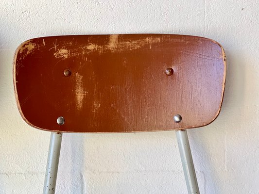 Vintage School Chairs, Set of 4-ALG-1370719