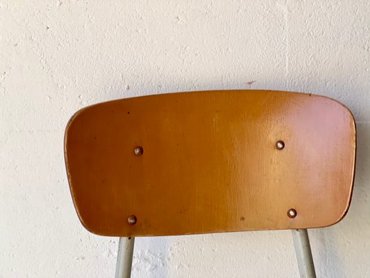 Vintage School Chairs, Set of 4-ALG-1370719