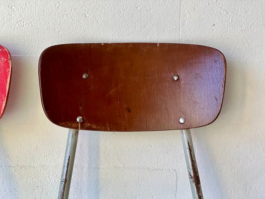 Vintage School Chairs, Set of 4-ALG-1370719