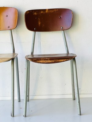 Vintage School Chairs, Set of 4-ALG-1370719