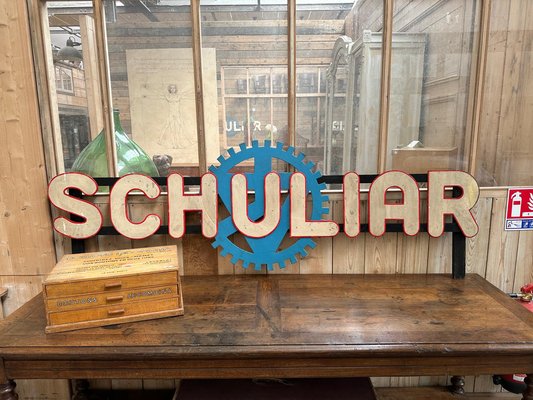 Vintage Schuliar Signs, 1950s-WSZ-1690464