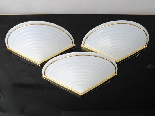 Vintage Sconces from Massive, 1980s, Set of 3-IXK-949702