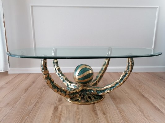 Vintage Sculptural Octo Coffee Table by Henri Fernandez, France, 1972-RFT-925541