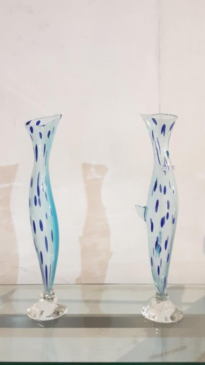 Vintage Sea Vases by Anna Gili, 1990s