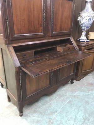 Vintage Secretaire in Mahogany-HLV-1428736