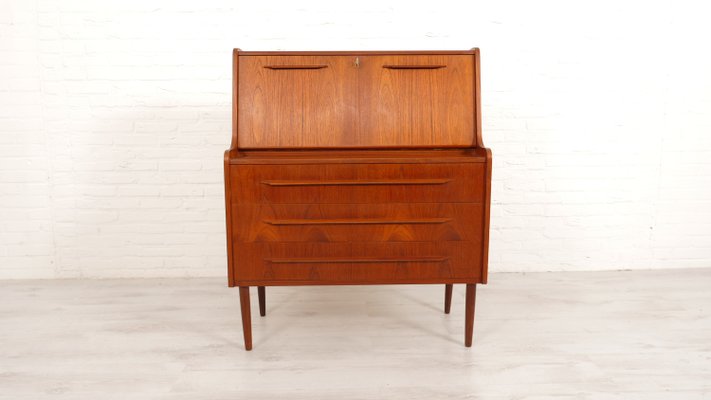 Vintage Secretaire in Teak-HPM-2031510