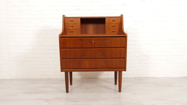 Vintage Secretary in Teak, 1960s-HPM-2033836