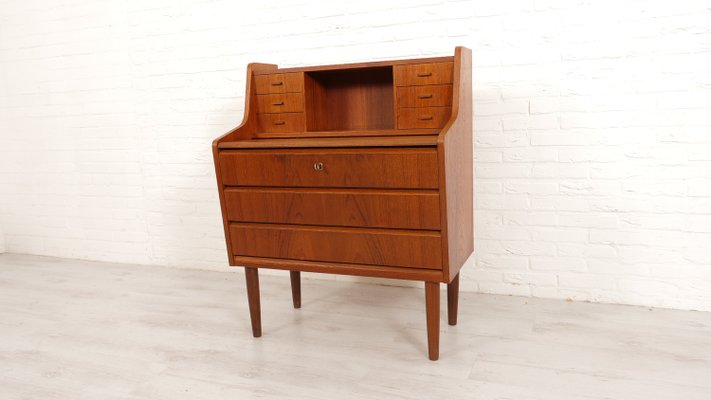 Vintage Secretary in Teak, 1960s-HPM-2033836