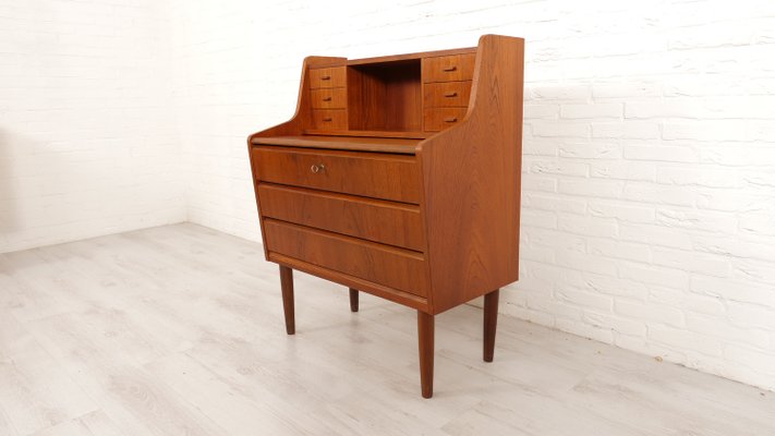 Vintage Secretary in Teak, 1960s-HPM-2033836