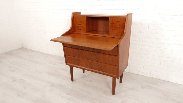 Vintage Secretary in Teak, 1960s-HPM-2033836