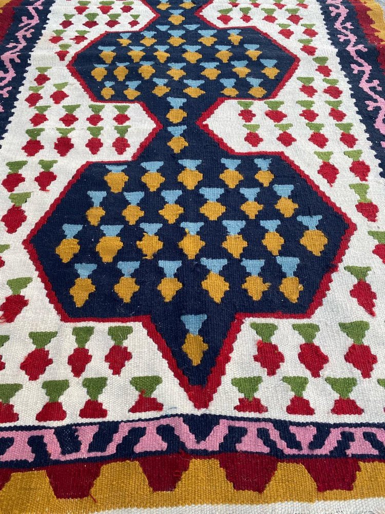 Vintage Senneh Kilim