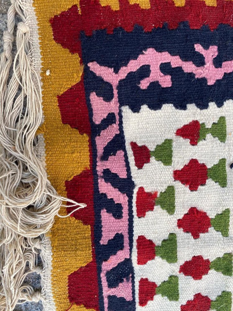 Vintage Senneh Kilim