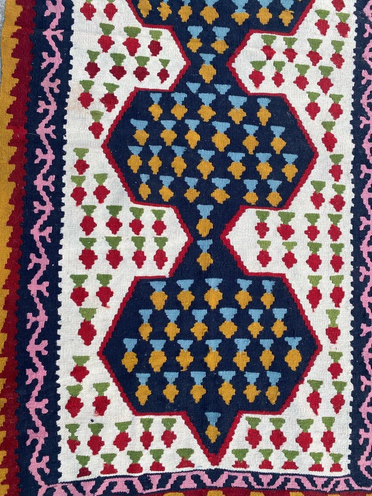 Vintage Senneh Kilim