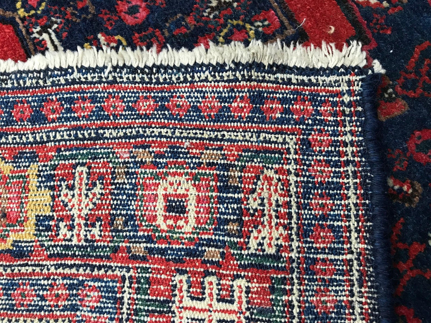 Vintage Senneh Kurdish Carpet