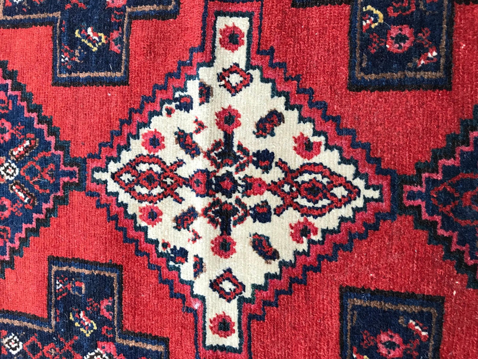 Vintage Senneh Kurdish Carpet