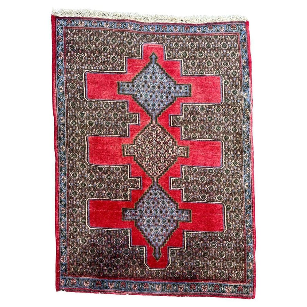 Vintage Senneh Rug, 2000s