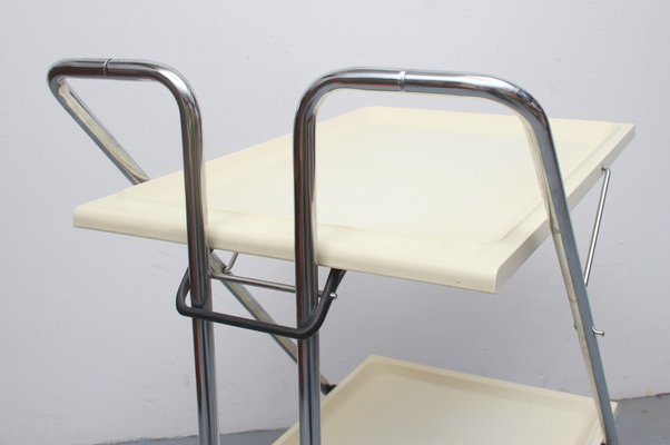 Vintage Serving Cart in Chrome and Plastic, 1975-PF-1748604