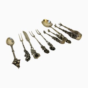 Vintage Serving Set, 1940s, Set of 8-RZY-1751973