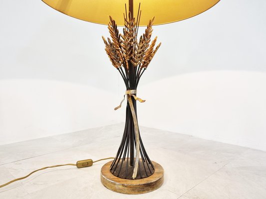 Vintage Sheaf of Wheat Table Lamp, 1960s-IRH-1249595