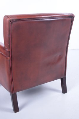 Vintage Sheep Leather Armchair-EZZ-943671