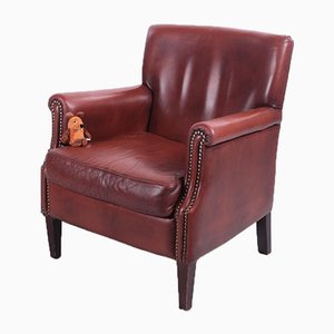 Vintage Sheep Leather Armchair-EZZ-943671