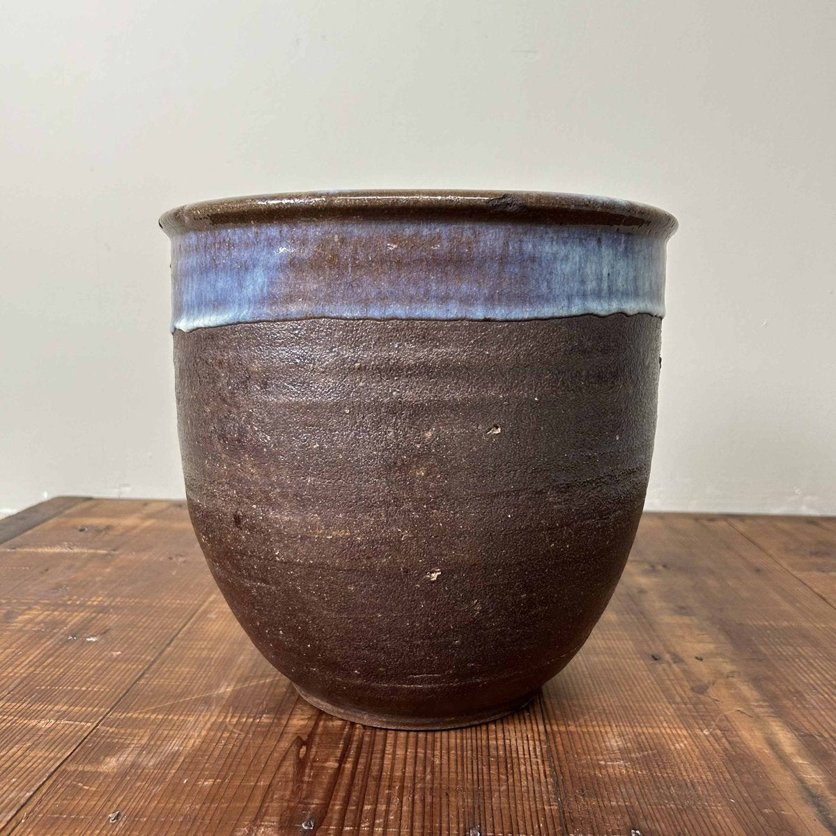 Vintage Shigaraki Earthenware Plant Stand, 1970s