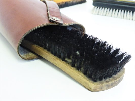 Vintage Shoe Brushes, 1960s, Set of 9-KNM-948683