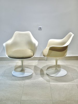 Vintage Side Chairs and Armchairs by Eero Saarinen, 1950s, Set of 4-DLN-2041161