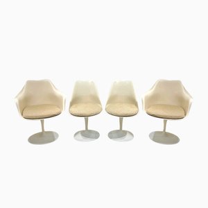 Vintage Side Chairs and Armchairs by Eero Saarinen, 1950s, Set of 4-DLN-2041161