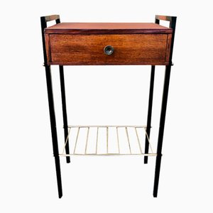 Vintage Side Table with Drawer, 1950s-OJT-1805188