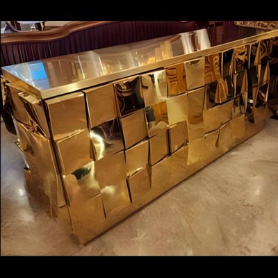 Vintage Sideboard in Brass, 1980s-BEW-2018123