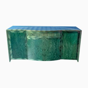 Vintage Sideboard in Green Wood Veneer, 1980s-VTK-2021883