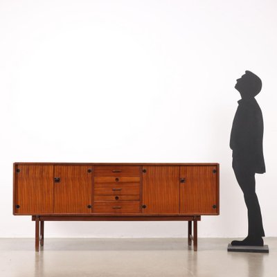 Vintage Sideboard in Mahogany Veneer, 1960s-VMM-2041492