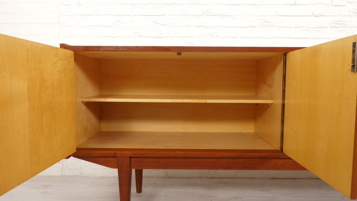 Vintage Sideboard in Teak with Square Wooden Handles-HPM-2033905