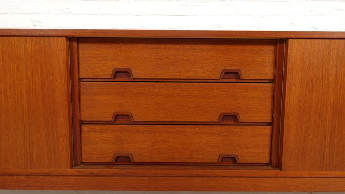 Vintage Sideboard in Teak with Square Wooden Handles-HPM-2033905