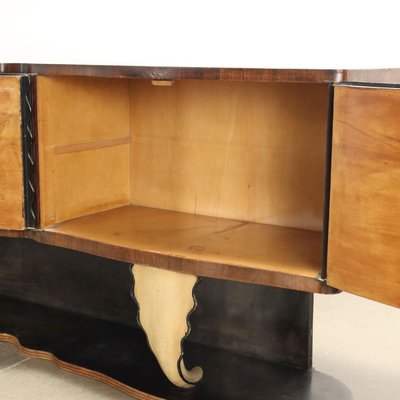 Vintage Sideboard in Walnut and Maple Veneer, 1940s-VMM-2023929