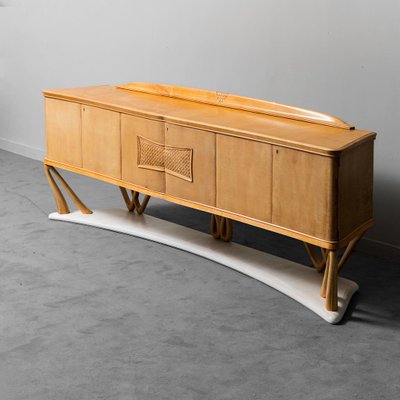 Vintage Sideboard in Wood in the style of Dassi, 1940s-ZLY-1442070