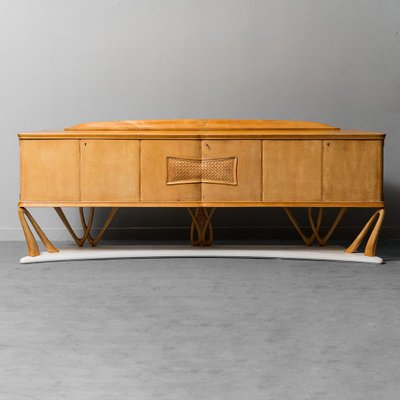 Vintage Sideboard in Wood in the style of Dassi, 1940s-ZLY-1442070