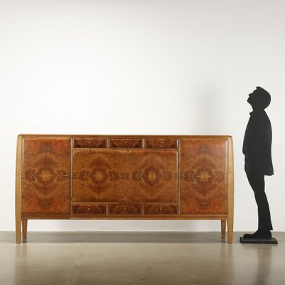 Vintage Sideboard Walnut Veneer, Italy, 1950s-VMM-2036353