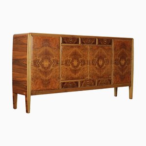 Vintage Sideboard Walnut Veneer, Italy, 1950s-VMM-2036353