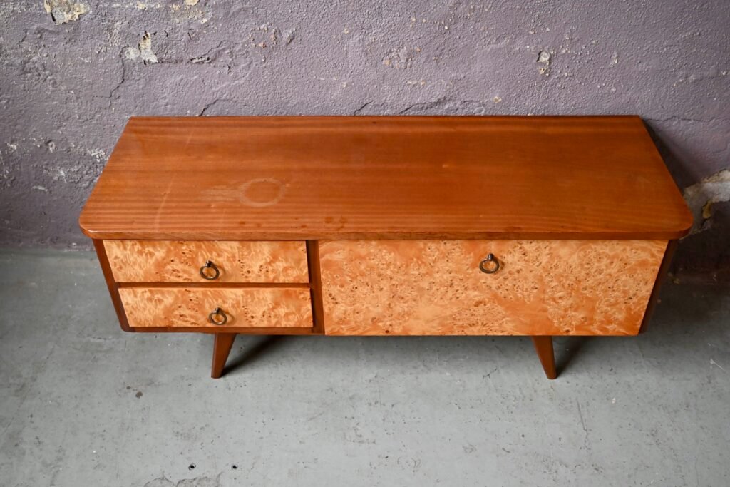 Vintage sideboard with Compass Legs, 1960s