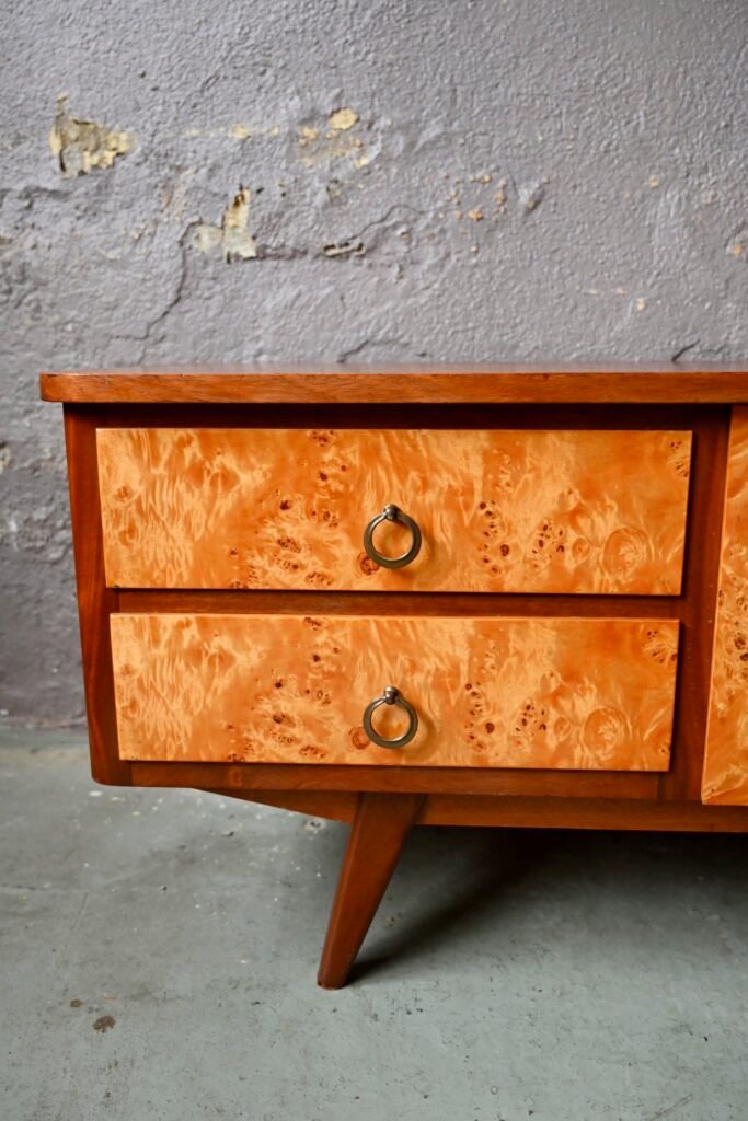 Vintage sideboard with Compass Legs, 1960s