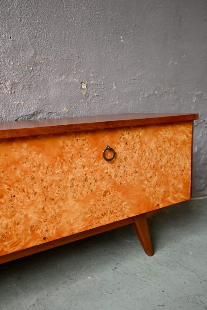 Vintage sideboard with Compass Legs, 1960s