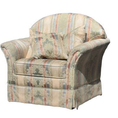 Vintage Silk Single Sofa-TCS-1300107